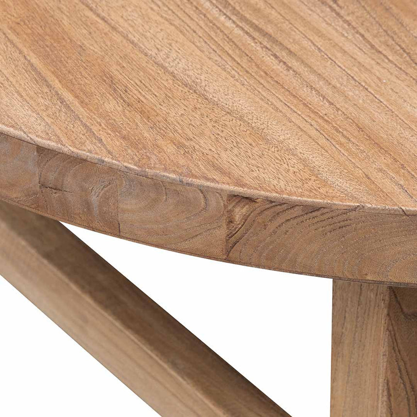 100cm Elm Coffee Table - Natural - View 8
