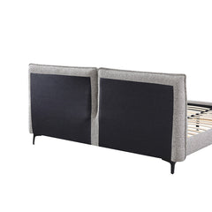 CBD8365-YO Fabric Queen Bed Frame - Olive Brown Boucle