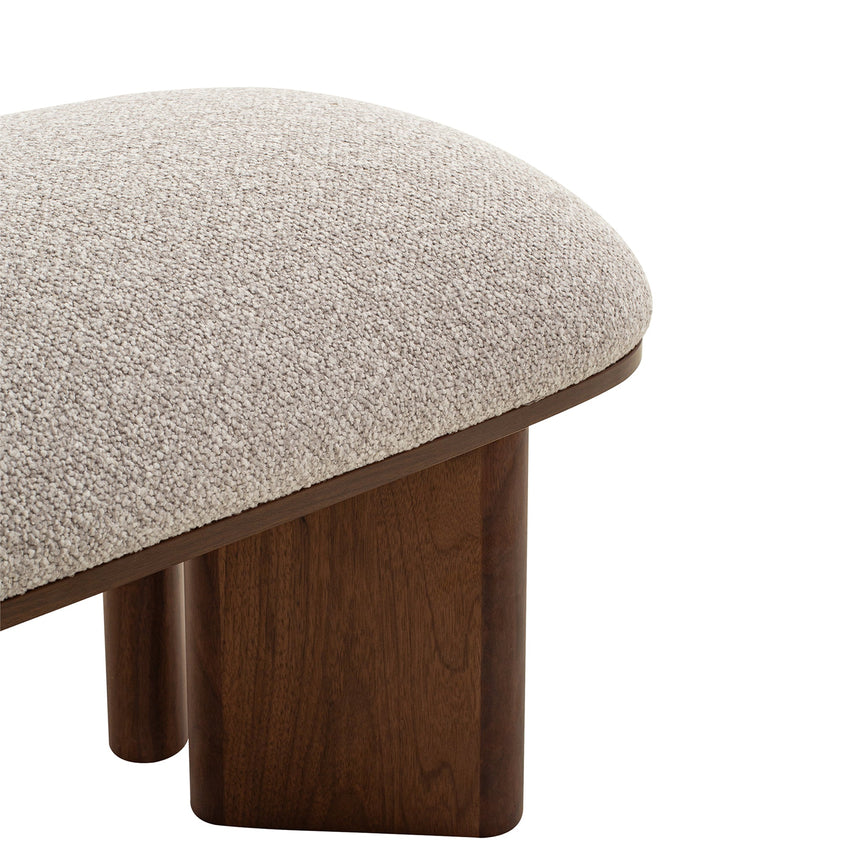 Walnut Bench - Clay Grey - View 7