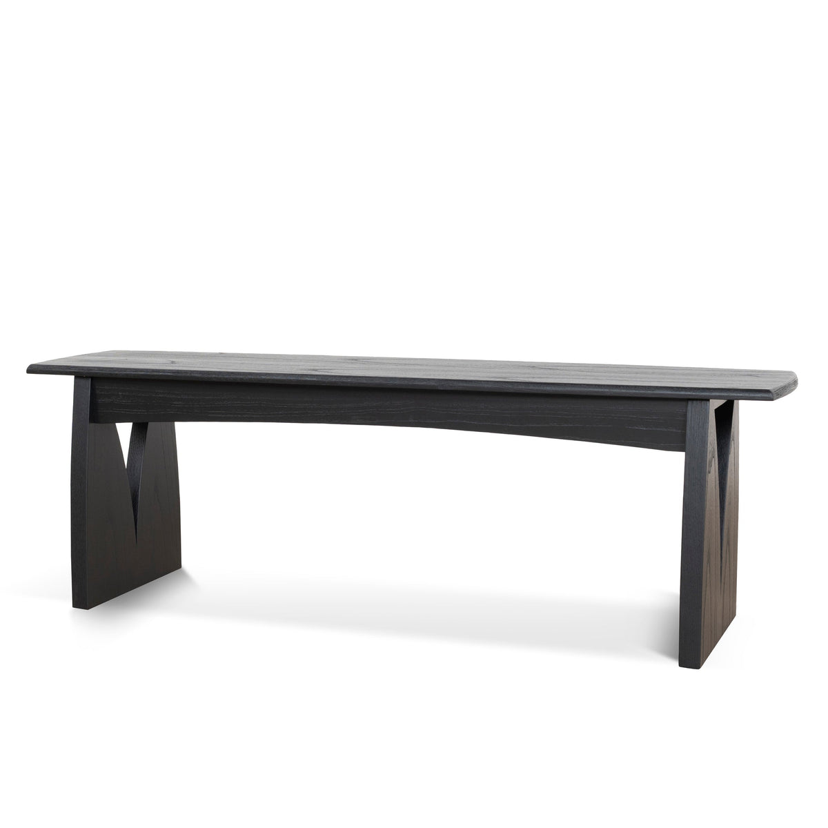 1.4M Elm Dining Bench | Full Black | Myka Home