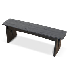 1.4M Elm Dining Bench | Full Black | Myka Home
