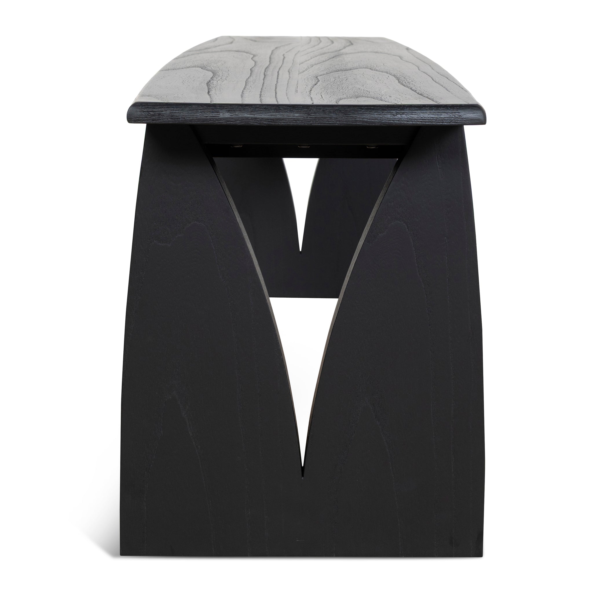 1.4M Elm Dining Bench | Full Black | Myka Home