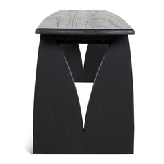 1.4M Elm Dining Bench | Full Black | Myka Home