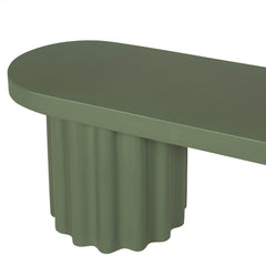 2.1m Concrete Bench | Green | Myka Home