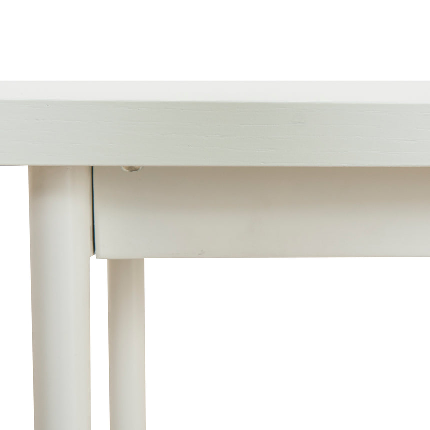 1.8m Wooden Bench - Full White - View 12