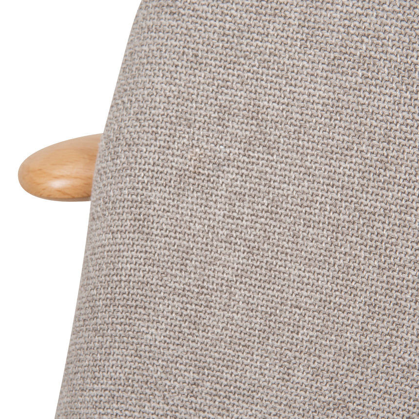 Natural Dining Chair - Grey Seat (Set of 2) - View 9