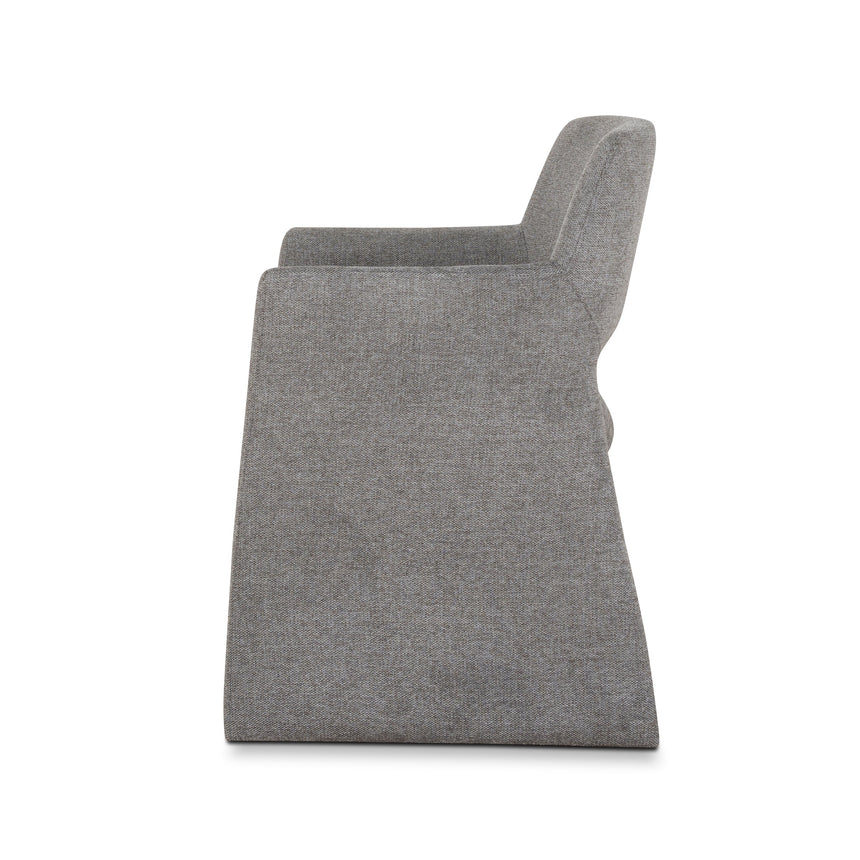 Fabric Dining Chair - Spec Smoke Grey (Set of 2) - View 4