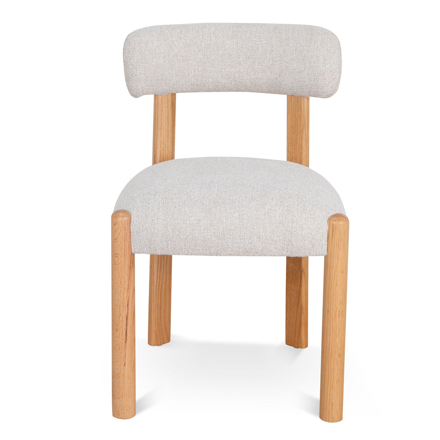Fabric Dining Chair - Coastal Beige (Set of 2) - View 2