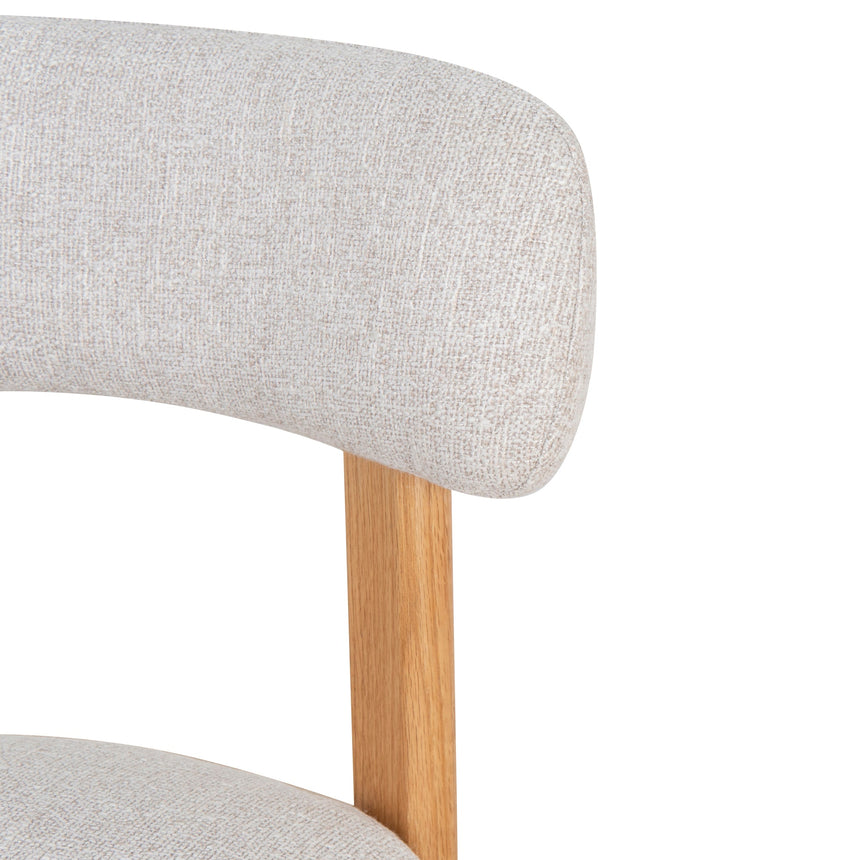 Fabric Dining Chair - Coastal Beige (Set of 2) - View 8