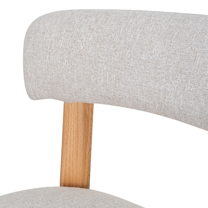 Fabric Dining Chair - Coastal Beige (Set of 2) - View 9
