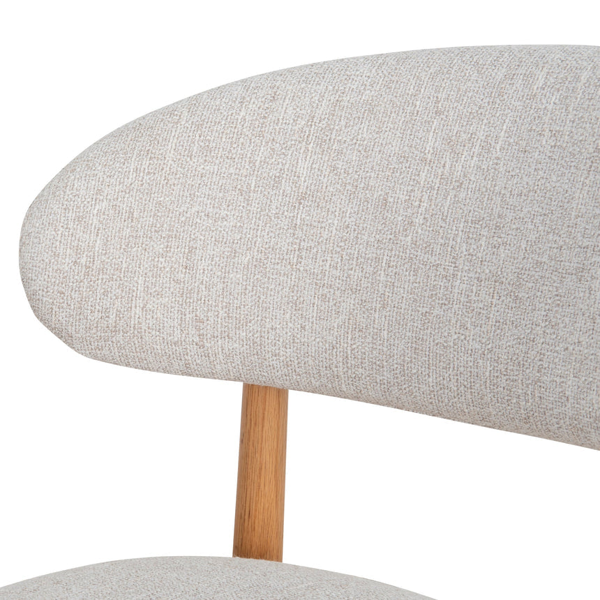 Coastal Beige Dining Chair - Natural Oak - View 15