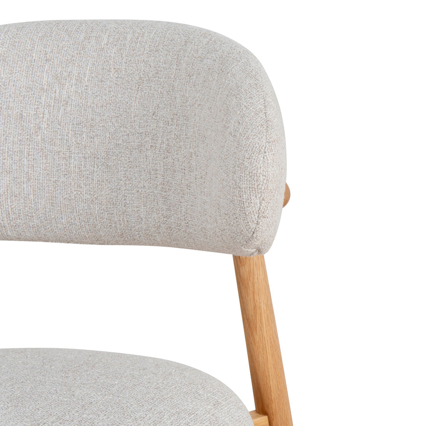 Coastal Beige Dining Chair - Natural Oak - View 10