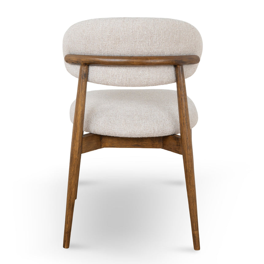 Coastal Beige Dining Chair - Walnut - View 5