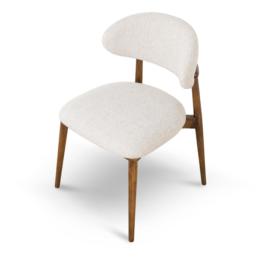 Coastal Beige Dining Chair - Walnut - View 6
