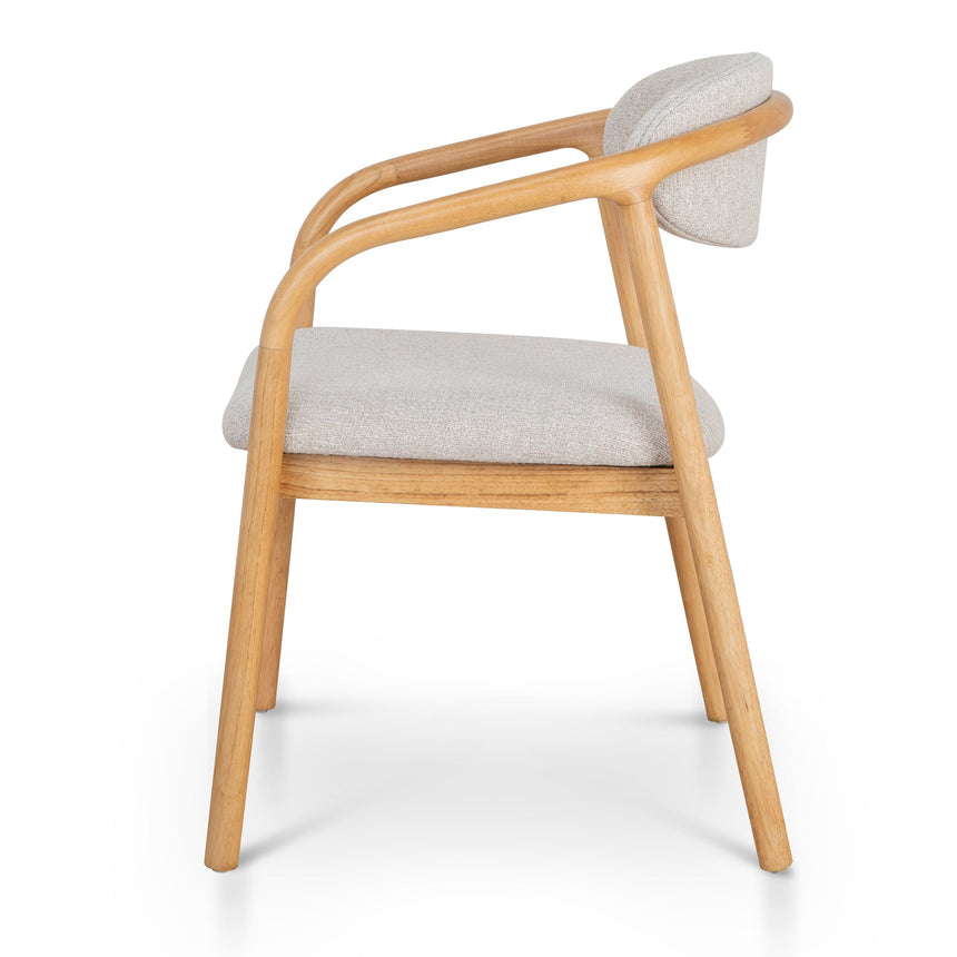 Coastal Beige Dining Chair - Natural - View 3