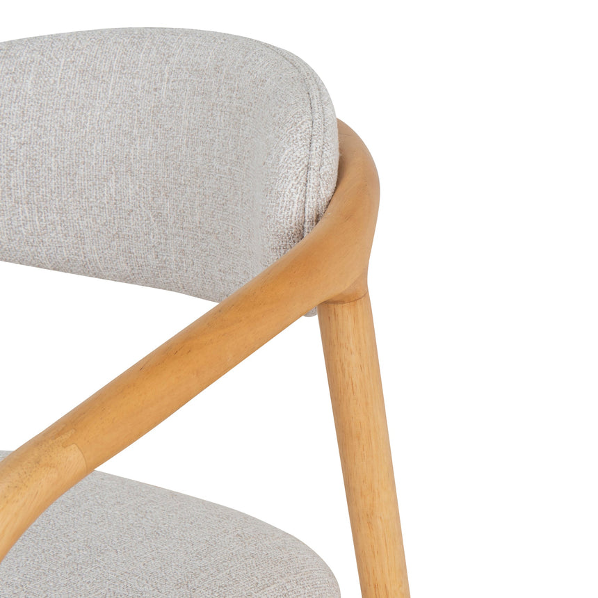 Coastal Beige Dining Chair - Natural - View 7