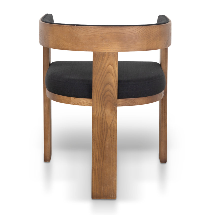 Brown ELM Dining Chair - Black (Set of 2) - View 6