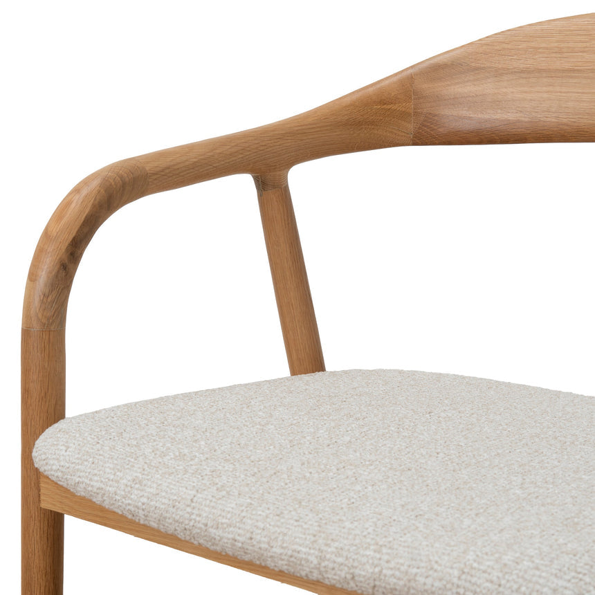 Natural Dining Armchair - Beige (Set of 2) - View 12