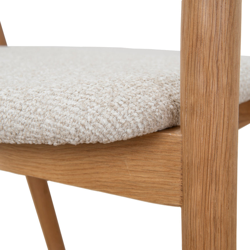 Natural Dining Armchair - Beige (Set of 2) - View 15
