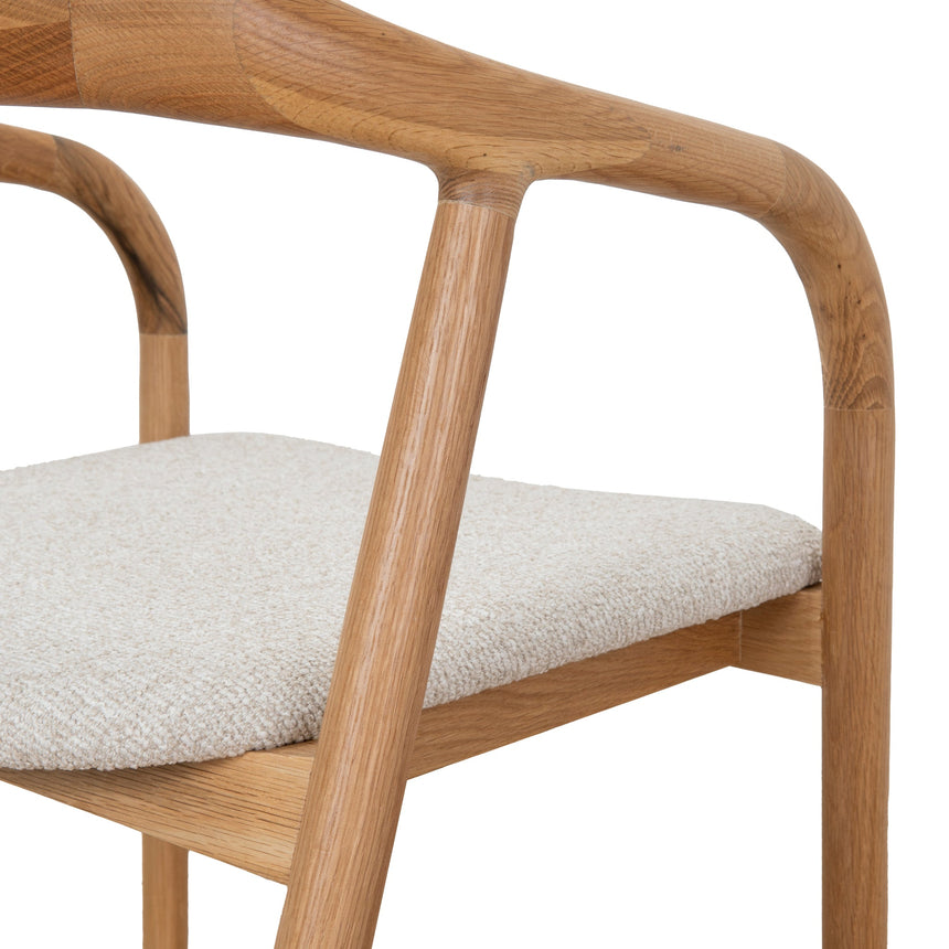 Natural Dining Armchair - Beige (Set of 2) - View 11