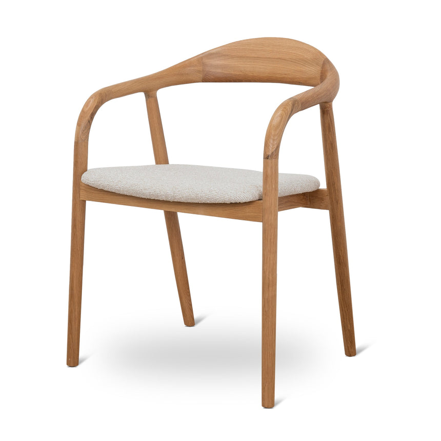 Natural Dining Armchair - Beige (Set of 2) - View 2