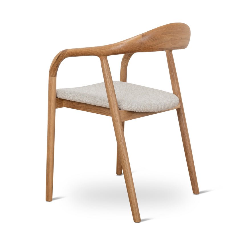 Natural Dining Armchair - Beige (Set of 2) - View 7