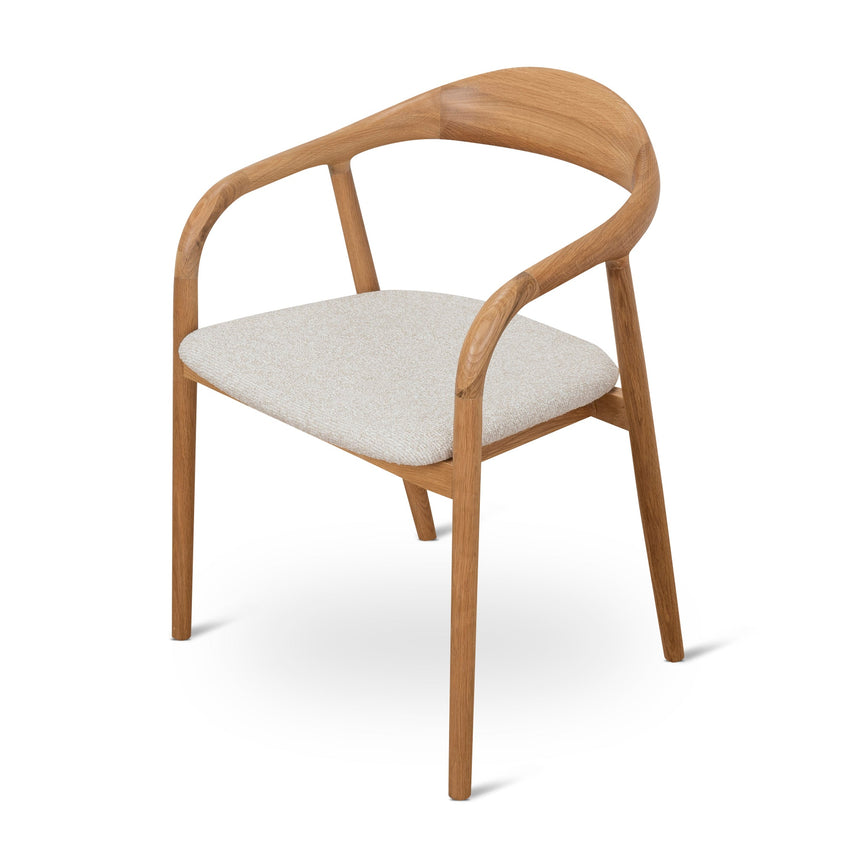 Natural Dining Armchair - Beige (Set of 2) - View 6