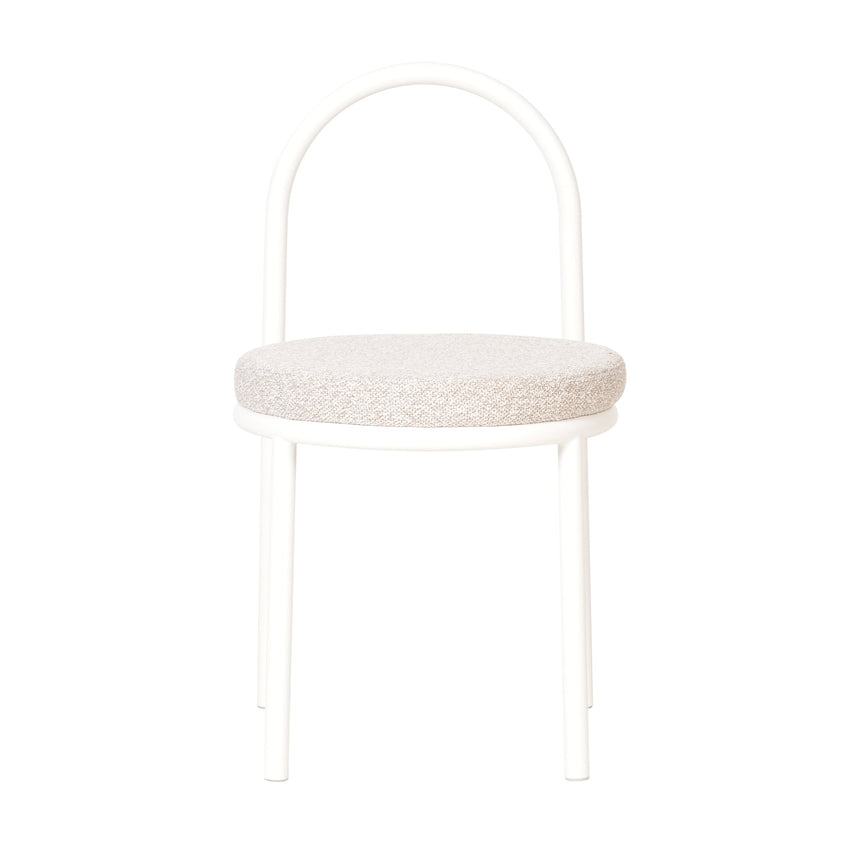 White Dining Chair - Clay Grey (Set of 2) - View 4