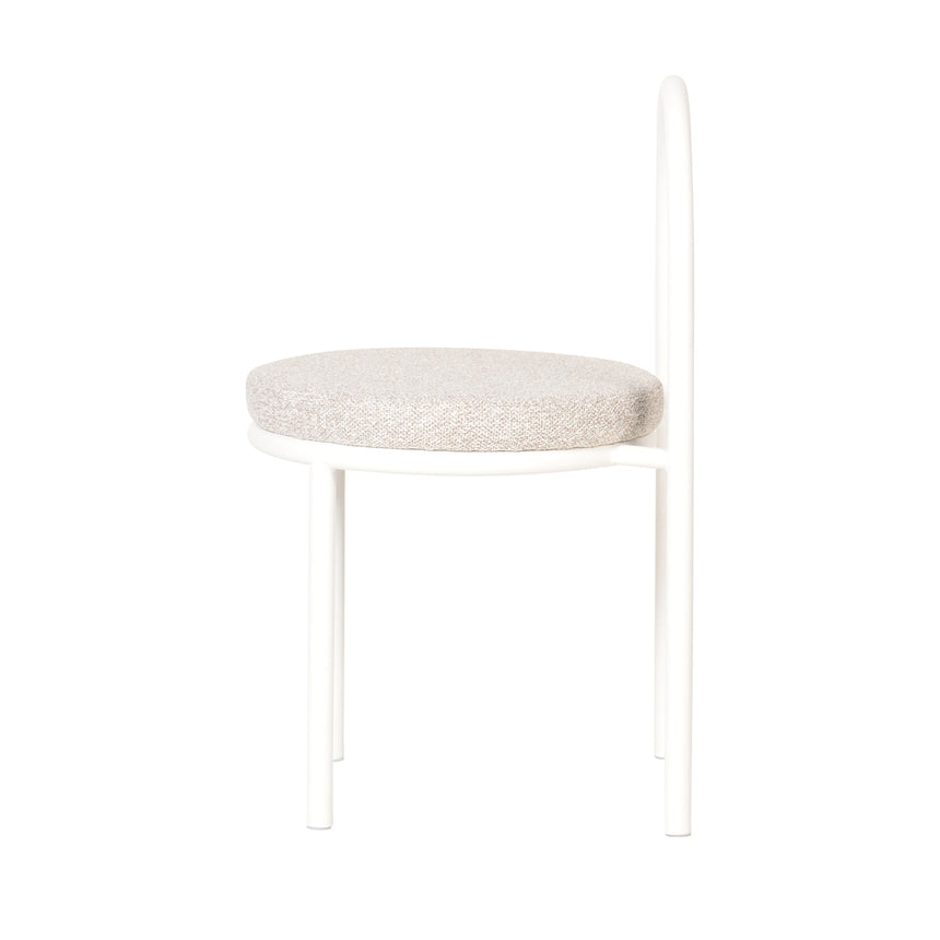 White Dining Chair - Clay Grey (Set of 2) - View 5
