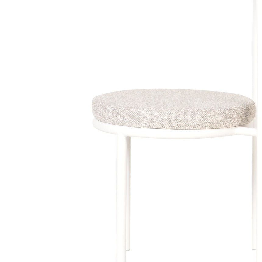 White Dining Chair - Clay Grey (Set of 2) - View 9