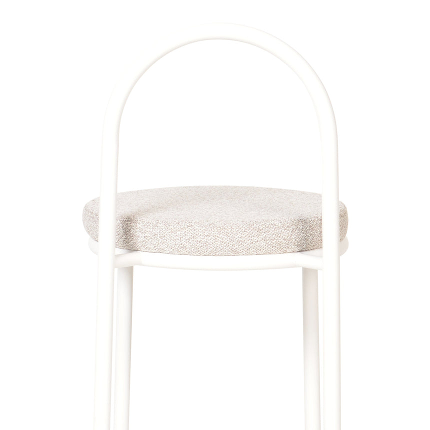 White Dining Chair - Clay Grey (Set of 2) - View 7