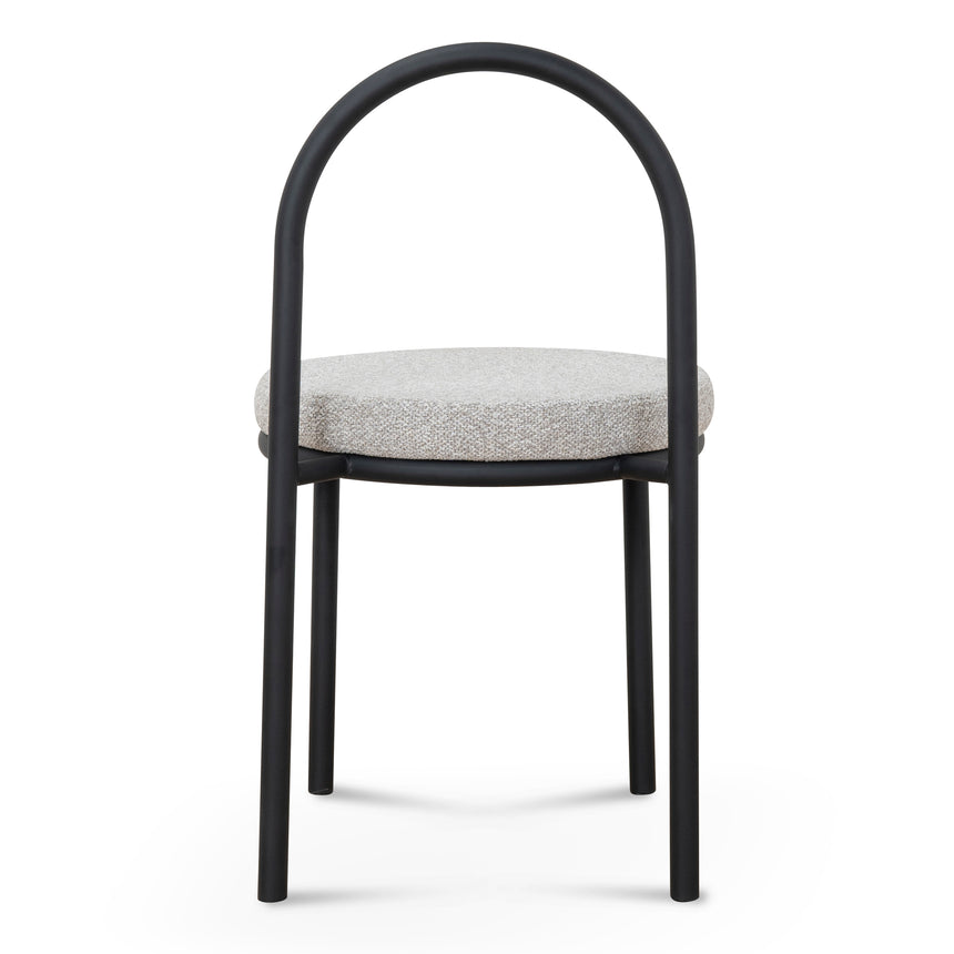 Black Dining Chair - Clay Grey (Set of 2) - View 6