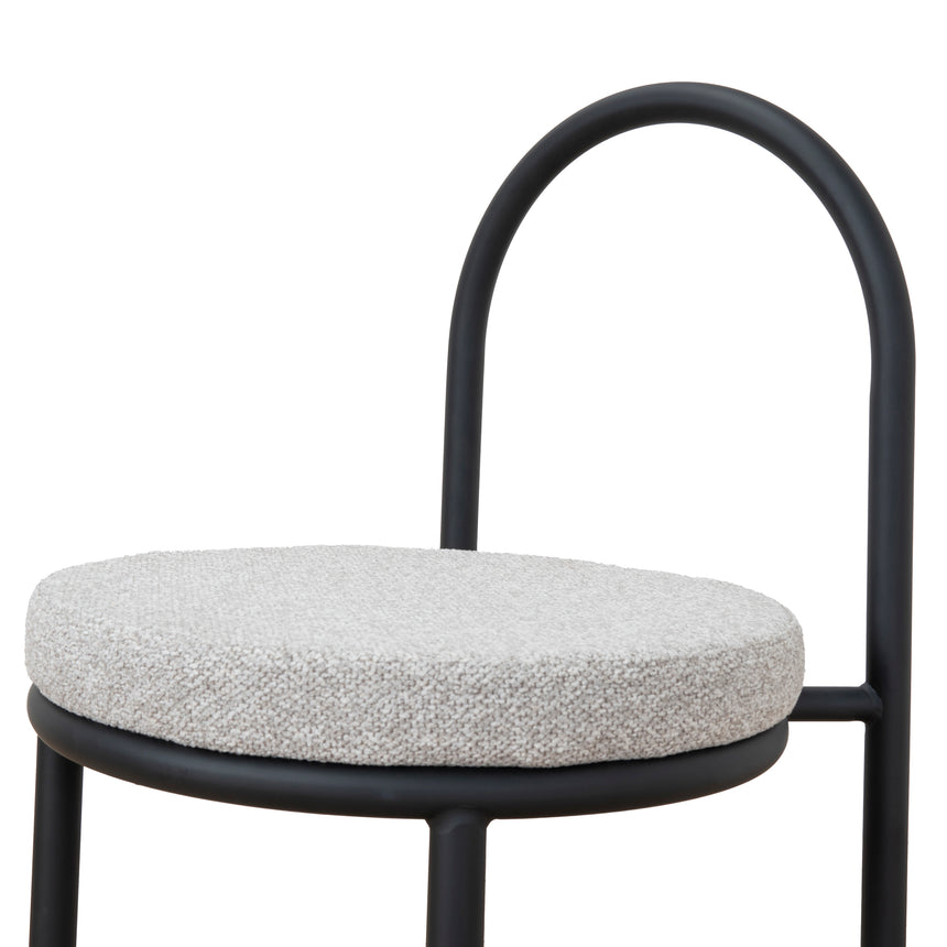 Black Dining Chair - Clay Grey (Set of 2) - View 9