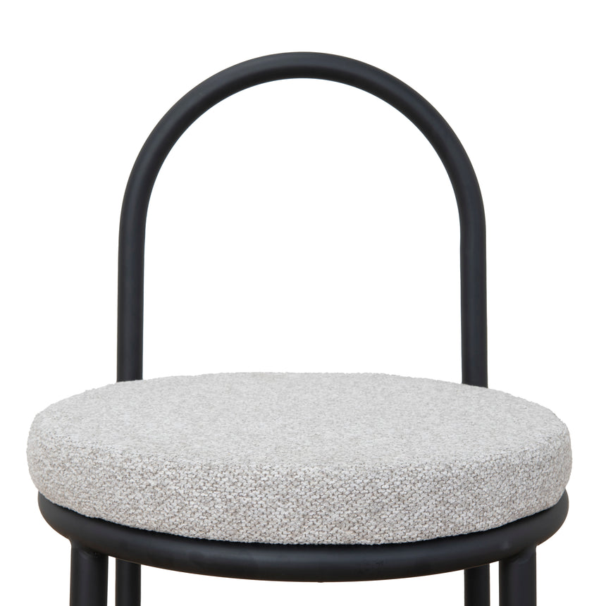 Black Dining Chair - Clay Grey (Set of 2) - View 10