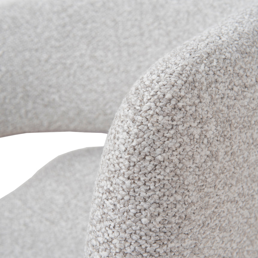 White Dining Chair | Clay Grey (Set of 2) | Myka Home - View 12