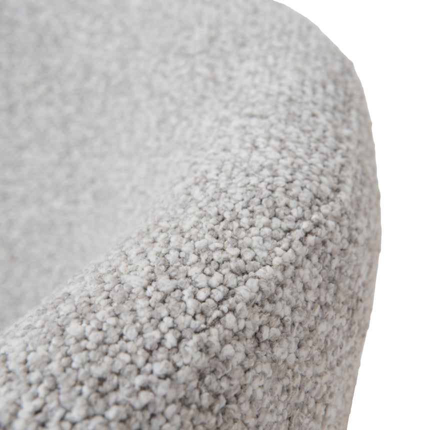 White Dining Chair | Clay Grey (Set of 2) | Myka Home - View 15
