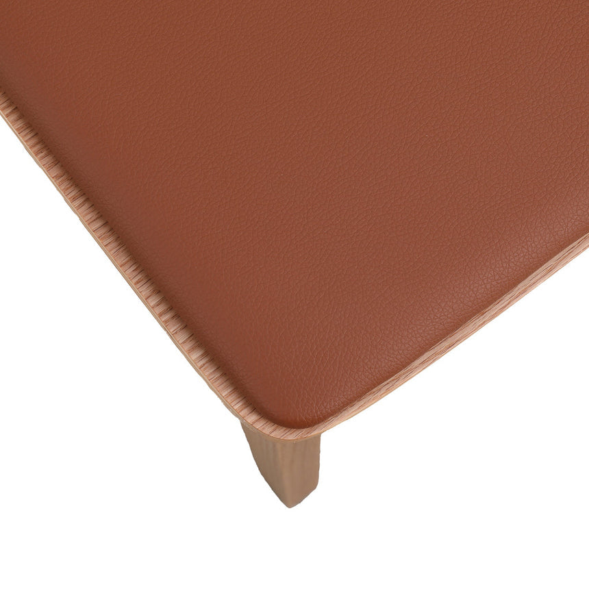 Natural Dining Chair - Brown Seat (Set of 2) - View 7