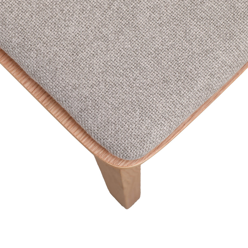 Natural Dining Chair - Grey Seat (Set of 2) - View 9