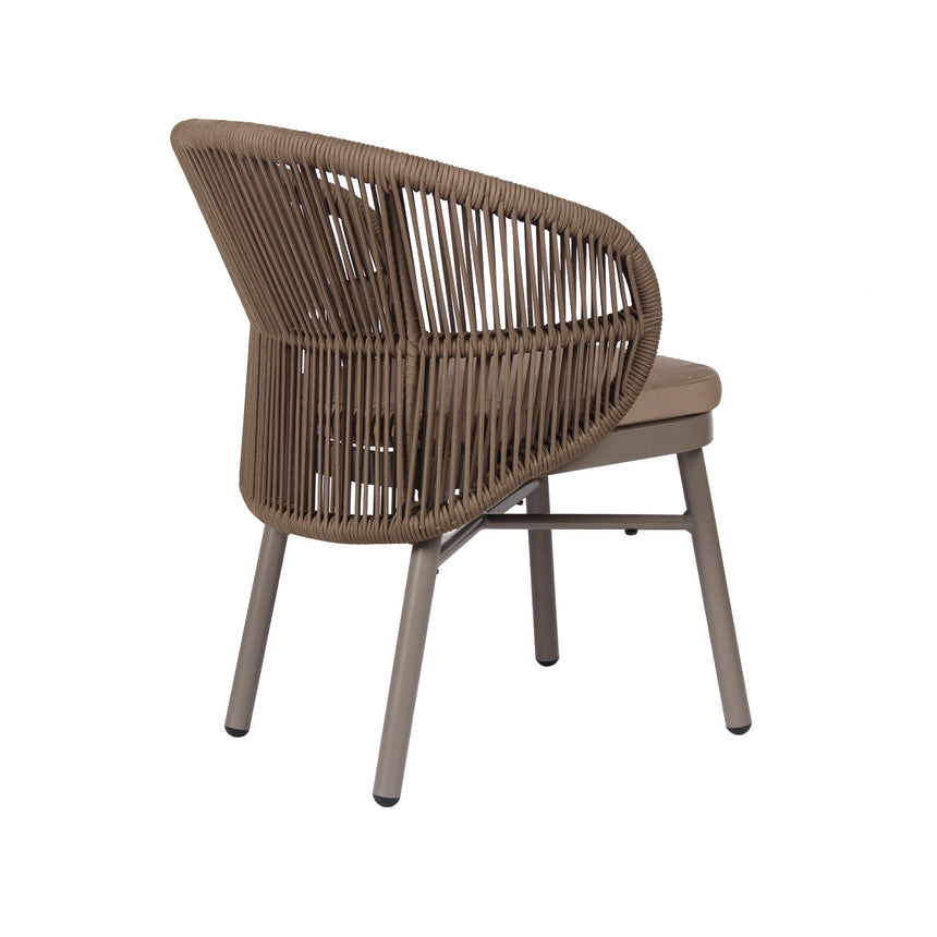 Beige Outdoor Dining Chair - Brown (Set of 2) - View 6