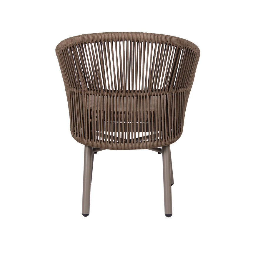 Beige Outdoor Dining Chair - Brown (Set of 2) - View 7