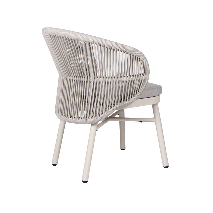 Sand White Outdoor Dining Chair - Light Grey (Set of 2) - View 6