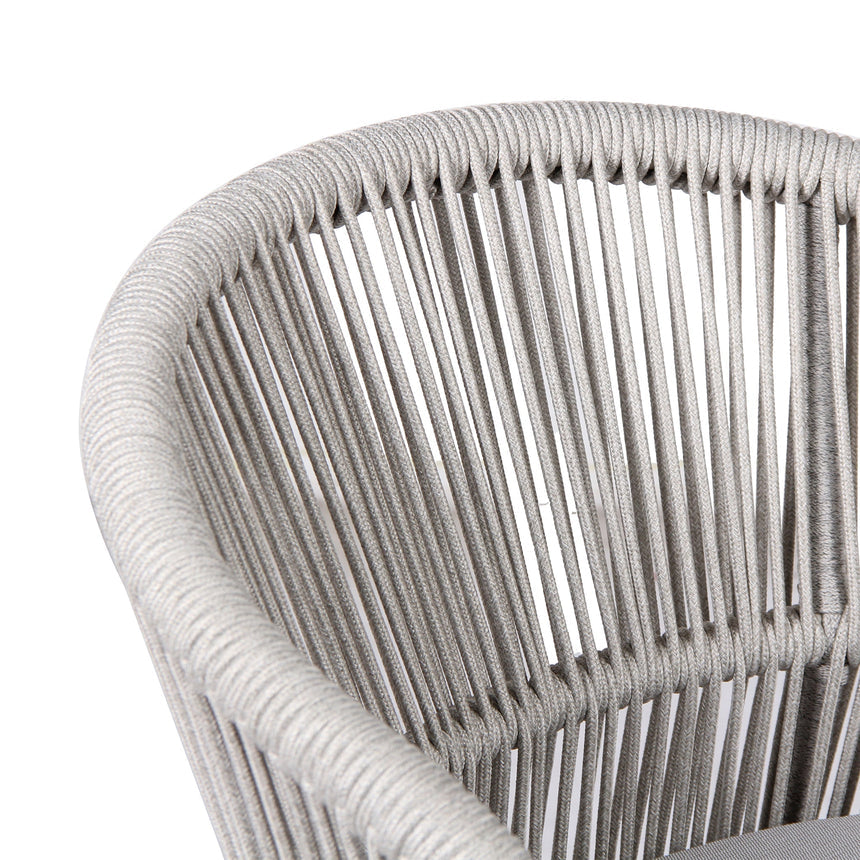Sand White Outdoor Dining Chair - Light Grey (Set of 2) - View 8