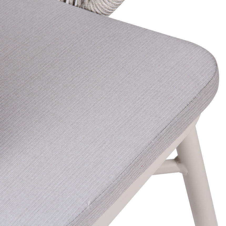 Sand White Outdoor Dining Chair - Light Grey (Set of 2) - View 9