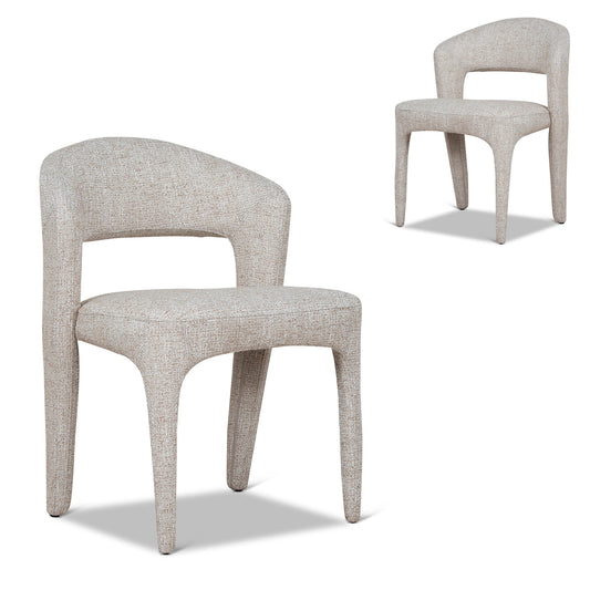 Dining Chair | Pale Beige (Set Of 2) | Myka Home