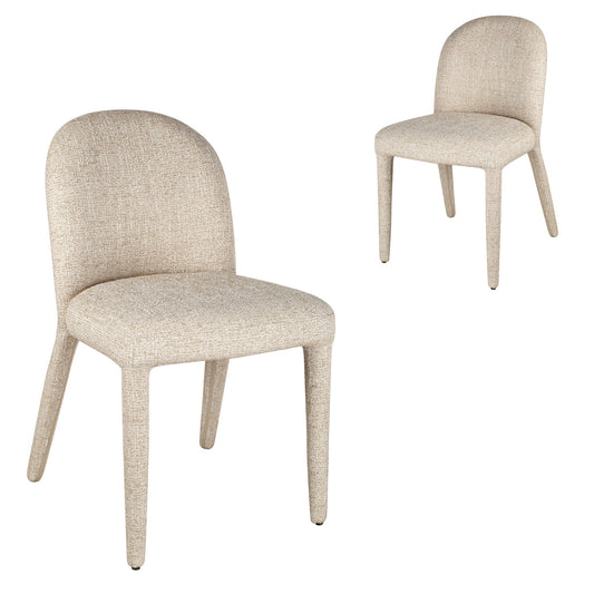 Dining Chair | Pale Beige (Set Of 2) | Myka Home