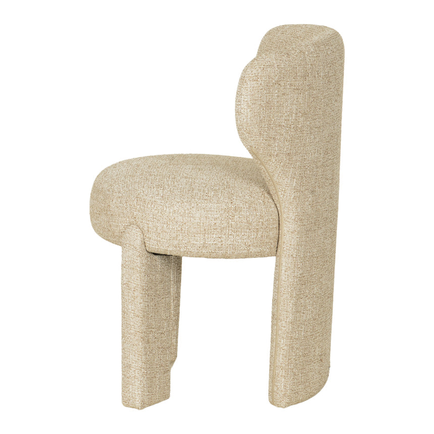 Fabric Dining Chair - Pale Beige - View 4