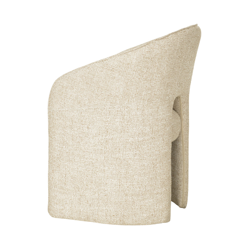 Fabric Dining Chair - Pale Beige - View 10