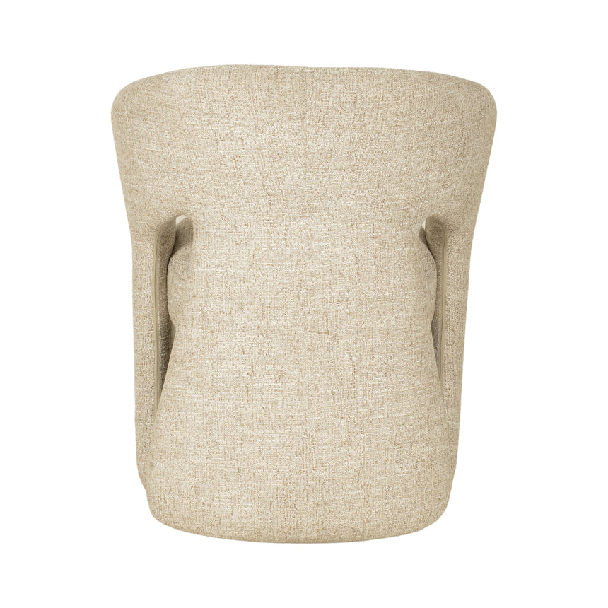 Fabric Dining Chair - Pale Beige - View 9
