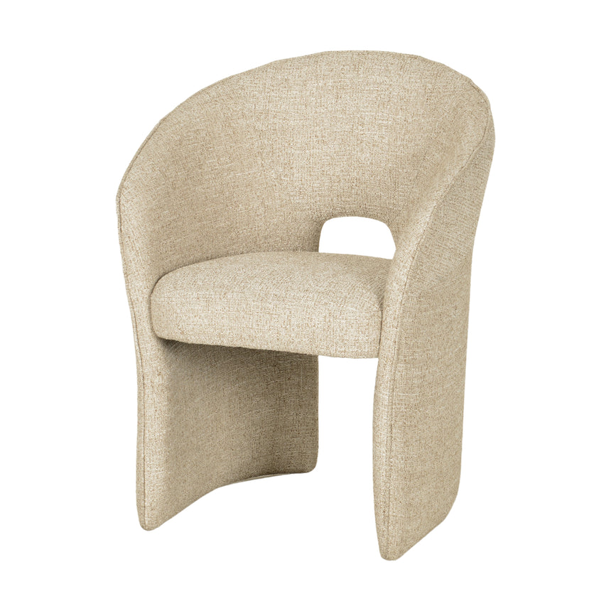 Fabric Dining Chair - Pale Beige - View 5