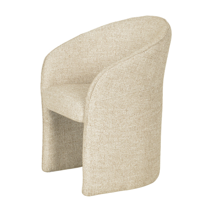 Fabric Dining Chair - Pale Beige - View 6